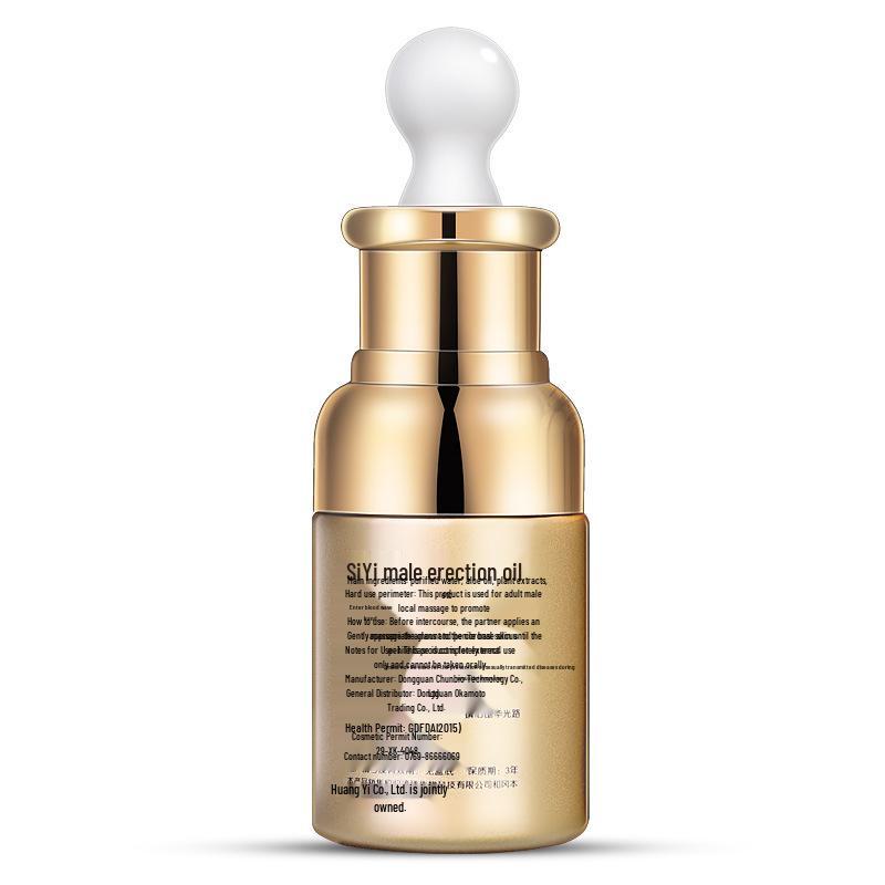 Siyi Gold Edition Male Erection Oil 30ML - Long-Lasting Massage Oil for Couples
