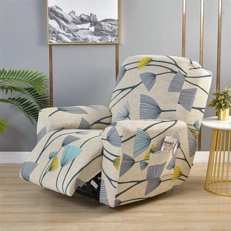 Spandex Recliner Chair Cover Lazy Boy Recliner Sofa Covers High Stretch Slipcover 1 Seater Sofa Cover for Living Room Home Decor