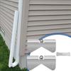 Anti-slip Downspout Extension Flip-Up Hinge Water-proof Gutter Downspout Set  Plowing