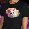 T-Shirt Frauen Ragdoll Katze Motiv Baumwolle Größe S bis 3XLWird in neuem Fenster oder Tab geöffnet