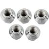Replace Your Old Wheel Nuts with Chrome Wheel Nuts for Ford Focus and For Volvo C30 C70 II S40 II V40 V50 Pack of 5