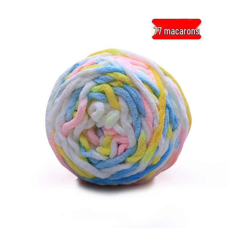 Ice Bar Chunky Soft Yarn for Hand-Knitted Scarves, Crochet Hooks, Slippers, and DIY Projects for Men and Women