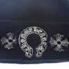 CHROME HEARTS  Knit cap black wool mens