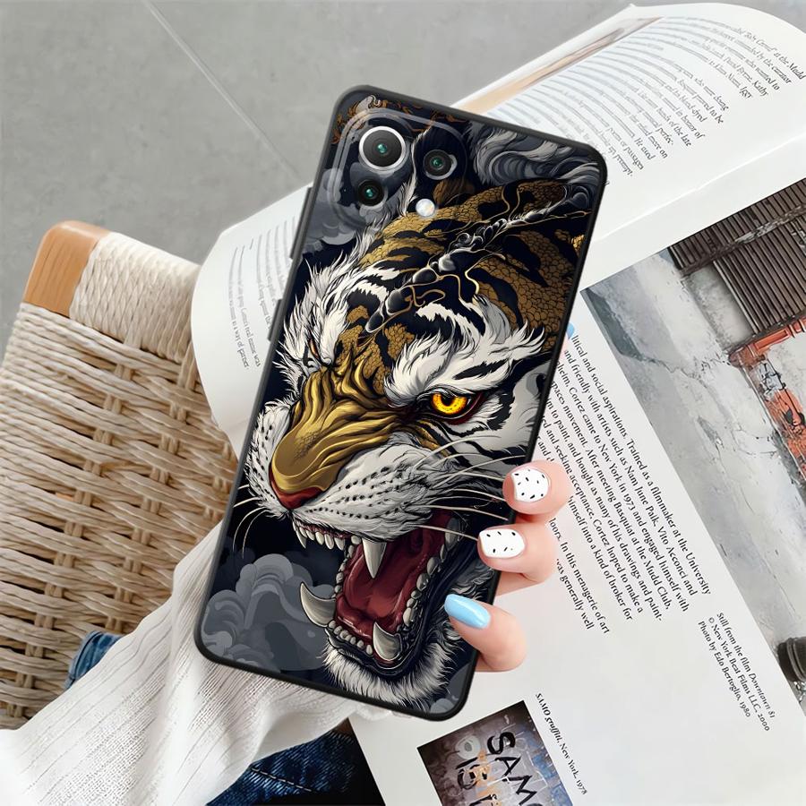 Funda Phone Cover Case for Xiaomi Mi 14 11 12X 10T 13 Lite 12T Pro 12 15 Pro 11T Cool Tiger