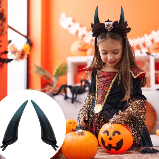 1 пара зажим для волос с рогом дьявола — фото 3