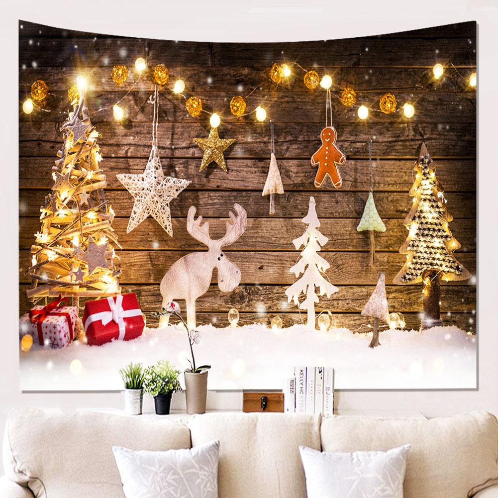 Christmas Wall Hanging Tapestry Home Bedroom Background Decorative Cloth