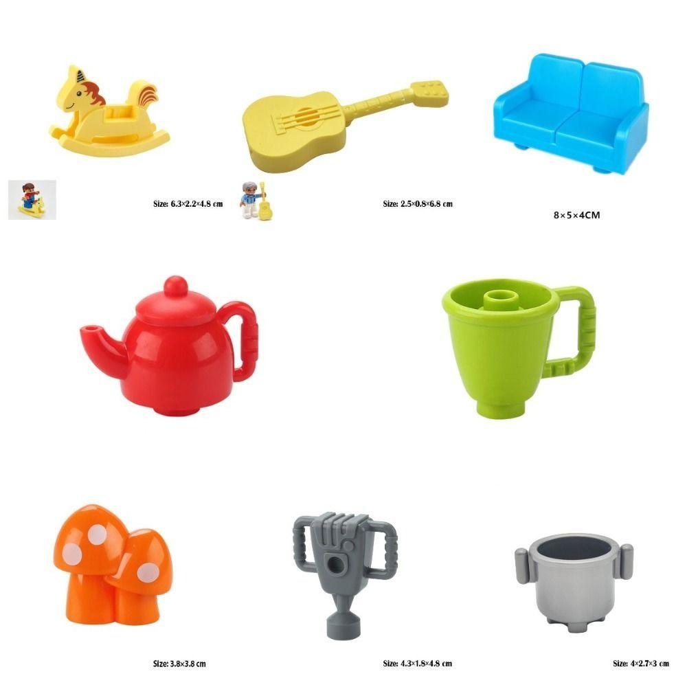 Building Blocks Connection Scenes Assemble Brick Toys  Toddlers Kids Toys