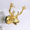 Kirsite Deer Head Bottle Stopper Decorative Deer Head Wine Stopper Stable Wine Pourer Add Charm To Parties