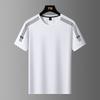 Camiseta de Manga Corta, Camiseta Casual Holgada de Seda Helada de Verano, Camiseta de Manga Corta de Secado Rápido Casual Deportiva para Hombre al Aire Libre