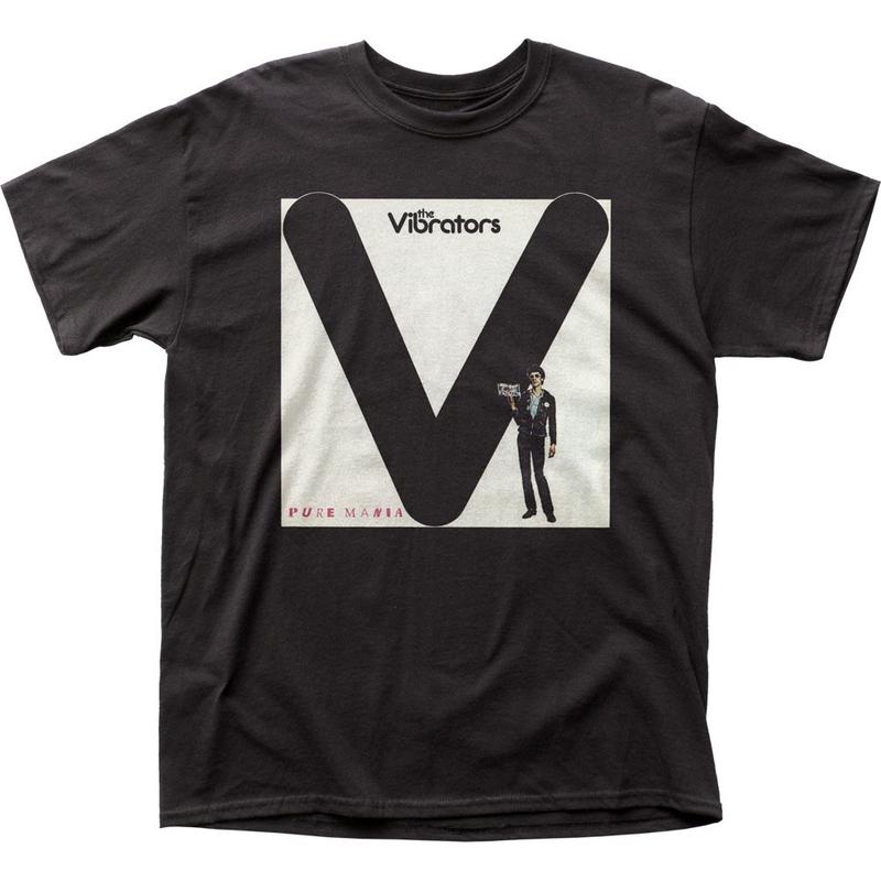 

The Vibrators Pure Mania Unisex T-Shirt Music Classic Concert Rock Band Tee Black XXXL