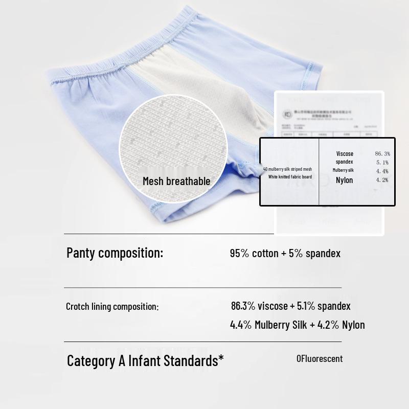 Boy's Cotton Boxer Briefs: Medium & Large Little Boys' Summer A-Class