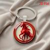Stylish Horse Pendant Keychain In Alloy Materials for Enhanced Visual Appeal and Multipurpose Functionality