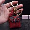 Cute Key Bag Owl Coin Purse Mini School Bag Car Key Chain Pendant Lady Wallet Leather Coin Purses Coin Purse Keychain