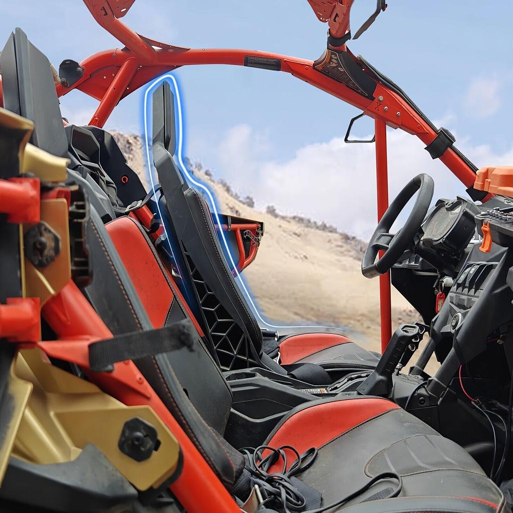 4Pcs UTV Seat Riser Kit For Can Am Maverick X3 Lift Up UTV Seat to 0.5'' 1.5'' 2'' Adjustable with 4 Extra Spacers