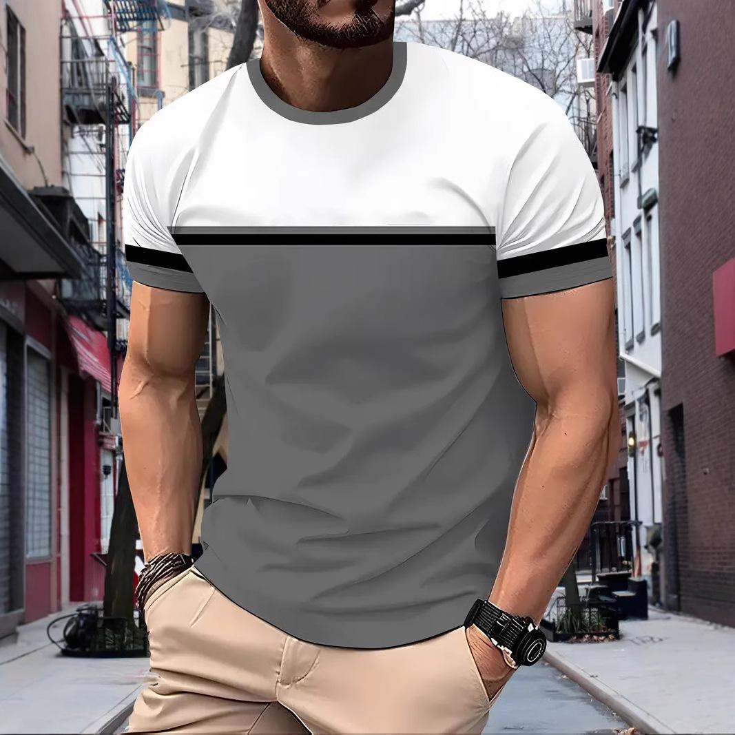 Весенняя футболка, топ большого размера с коротким рукавом для мальчиков XS