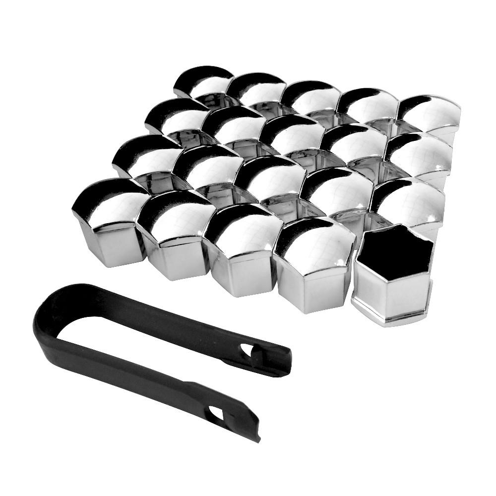 car Hub nut Covers Caps Anti-Rust for Skoda Fabia 2 3 Karoq Kodiaq Octavia 3 Superb 2 3