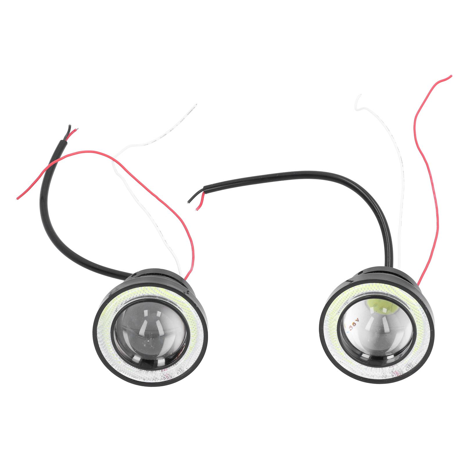 

30W 2.5in Front Fog Lamp IP65 Waterproof 1200LM LED Universal White Light Outer Ring 12V