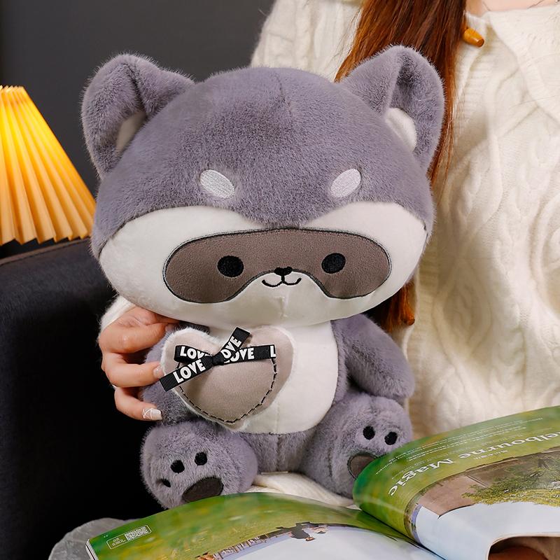 Raccoon Plush Dolls Raccoon Stuffed Animal Toys Soft Toys Raccoon Toys for Girlfrend Plushies Raccoon