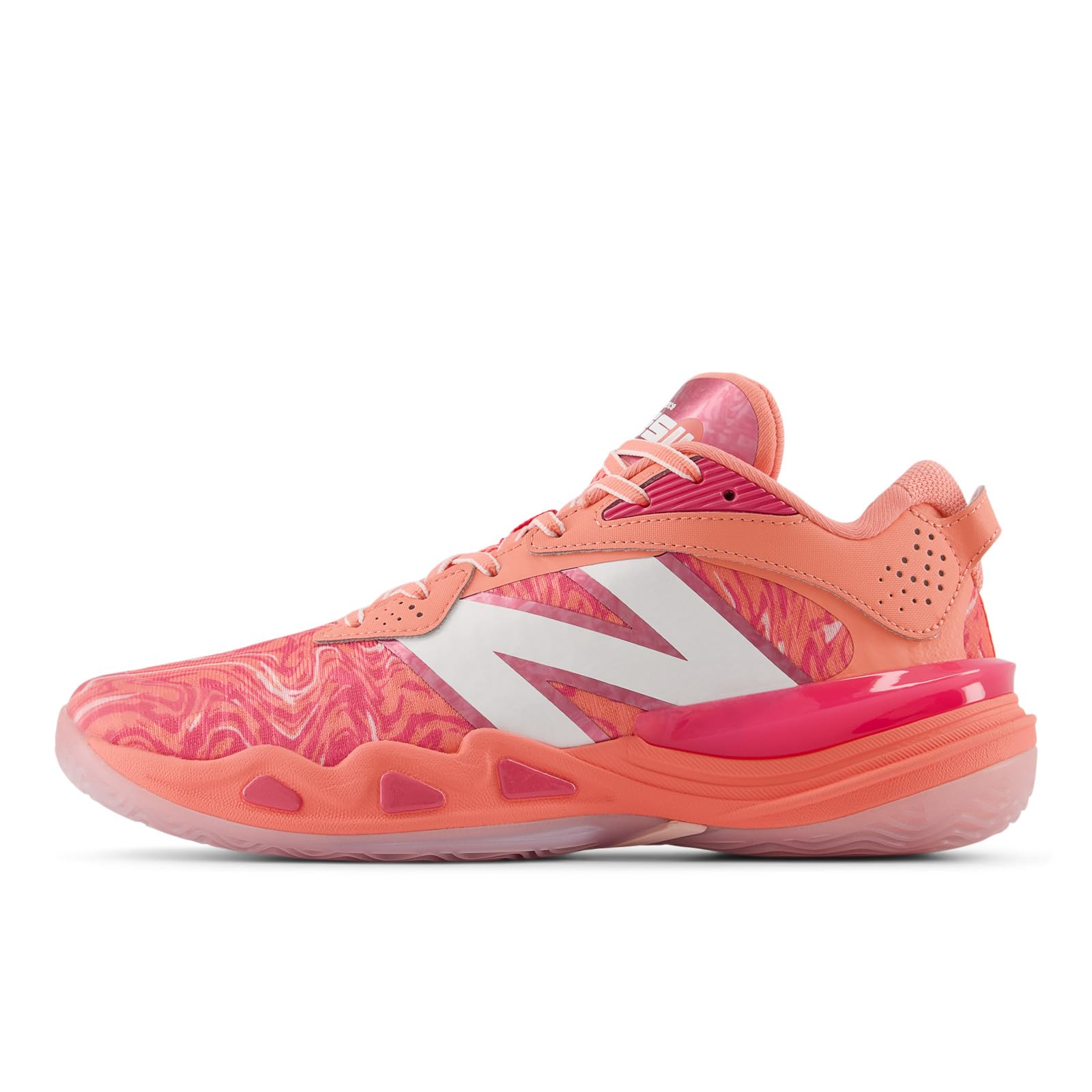 

New Balance Fuelcell HESI LOW v2 Basketball Shoes Wide FV2 Size cm (BBHSL), Lightweight, Fit, (PINK), 29.0 (D)