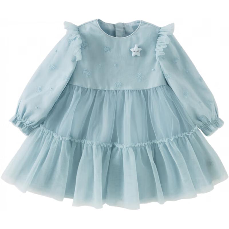 Сетчатое платье-принцесса для девочек DAVE & BELLA 73cm