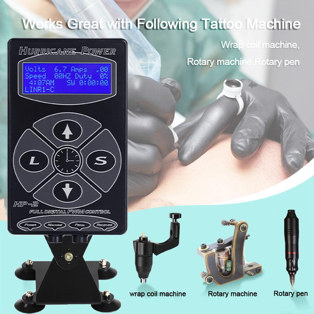 HP-2 Tattoo-Netzteil, digitales LCD-Display, professionelles Pro-Zubehör zum Tätowieren