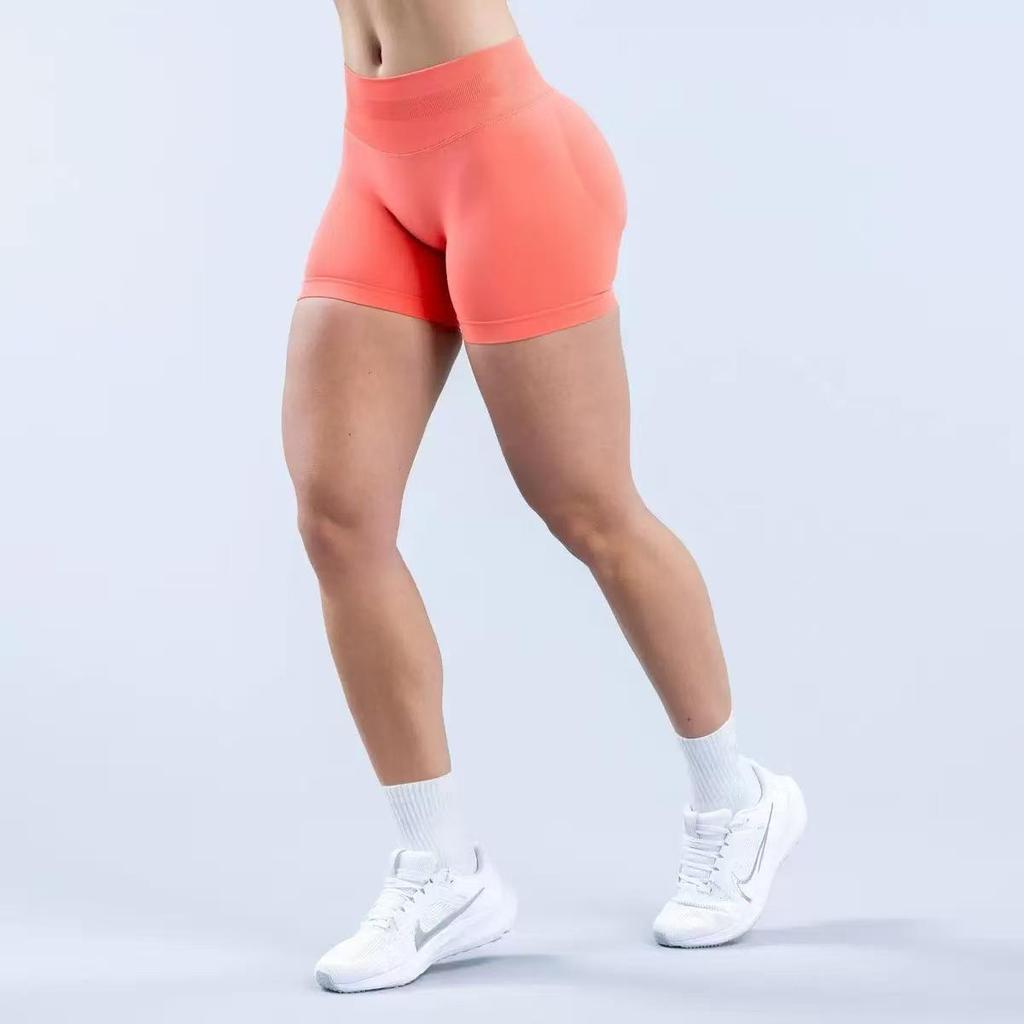 Dfyne Naadloze Dames Yogashorts - Billiftend, Hardloop-, Fitnessbroek