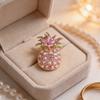 Sparkling Rhinestones Pineapple Brooch Featuring Vibrant Enamel Design Perfect For Fashion Accessory Gift