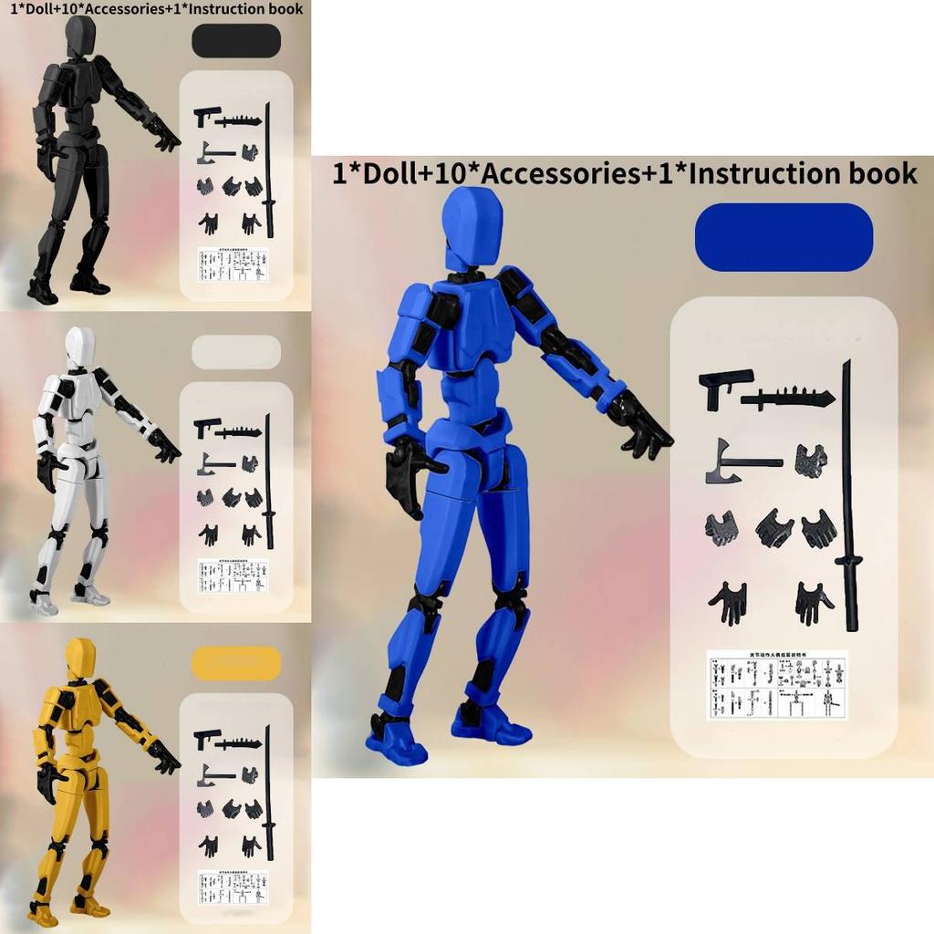 Versatile Jointed Figurine Stress Relief Toy Perfect For Creative Diy Enthusiasts