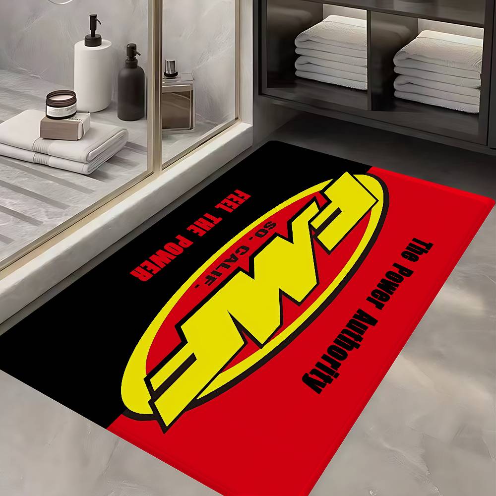 FMF Racing Logo Bathroom Mat Anti-slip Absorb Water Long Strip Cushion Bedroon Mat Welcome Doormat