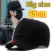 XXL 65cm Großer Kopf Kurzer Schirm Baumwolle Baseballkappen Herren Große Größe Hoher Schirm Sportkappen Harte Kappe Stickerei Trucker Kappe Großhandel