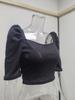 Women's Spring New Women's Simple Square Neck Puff Sleeve Top Women's Short Sleeve