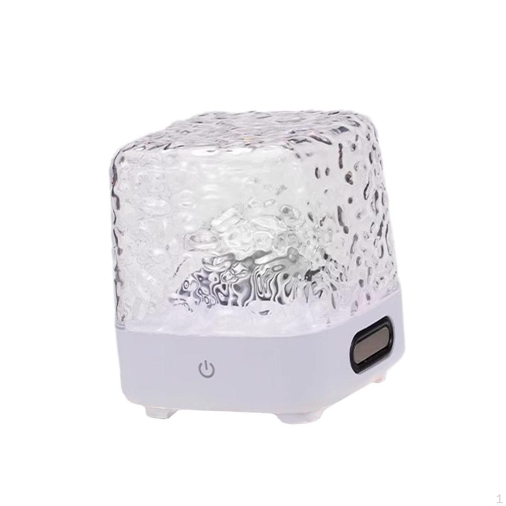 Water Ripple 16 Colors Table Lamp Projector for Kids Room Bedroom Wedding