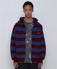 Retriever Club Bold Stripe Hood Zip Up [Blue]