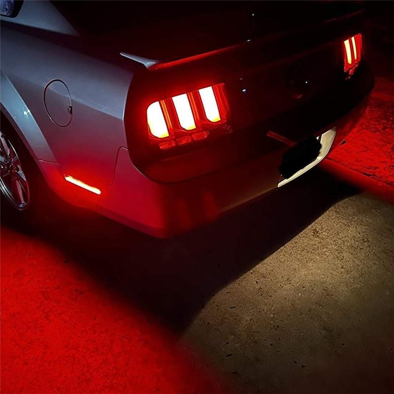 Side Marker Light With Smoked Lens For Ford Mustang 2005-2009-Rear Side Fender Lamp Reflector Replacement Accessories