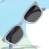 New Children's Square Frame Retro Trend Silicone Soft Material Sunglasses Hit 23054