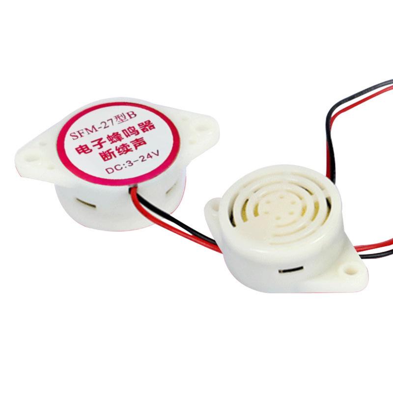 HX Huaxu 3015 High Decibel Piezoelectric Buzzer, 3-24V, Intermittent Sound, 30*15.