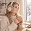 Windproof Ear Warmers Knitted Faux Fur Earmuffs Warm Plush Soft Thickened Fleece Cold Weather Accessories Warmers Protection Headband for
