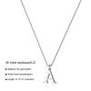 Stainless Steel A-Z English Letter Necklace - Women's Non-Fading Clavicle Chain