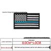 Embroidered Velcro US Flag Patch - Multicolor Stars and Stripes (Left & Right)