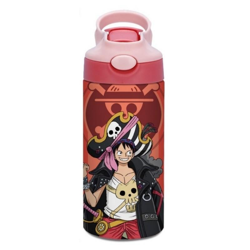 

Аниме Мультфильм One Piece Печатная Вакуумная Термокружка из Нержавеющей Стали для Воды 301-400ml