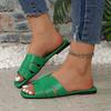 Fashion Summer New Women Slippers Flat Bottom Non-slip Outdoor Shoes Open Toe Beach Female Sandals Sexy Fashion Designer Slides Woman