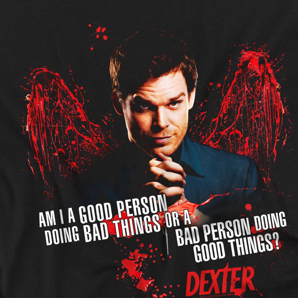 Dexter Unisex Adult Good Bad T-Shirt