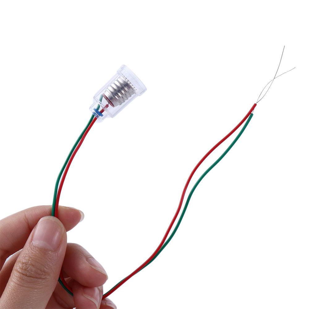 Safe with 20cm Wire for Small Bulb Lighting Accessories Light Adapter E10 Lamp Holder E10 Lamp Base