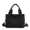 Canvas Tote Bag For Women With Zipper Pockets Urban Minimalist Style
