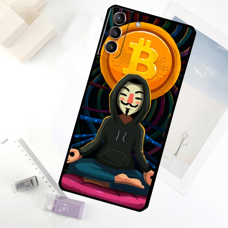 Bitcoin Coins Funny Phone Case For Samsung Galaxy S25 S24 S23 S22 S21 S20 S26 Ultra S10 Plus S23 FE S25 FE Cover