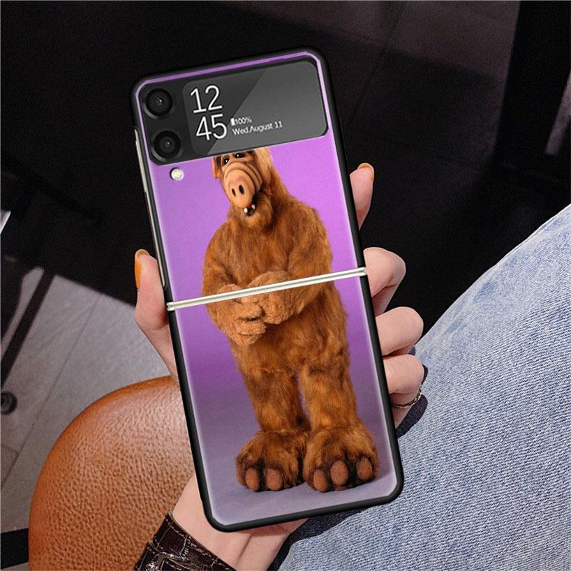A-Alf TV Series Phone Case For Samsung Z Flip 7 6 5 4 3 Galaxy ZFlip7 ZFlip6 ZFlip5 ZFlip4 ZFlip3 5G Print Cover