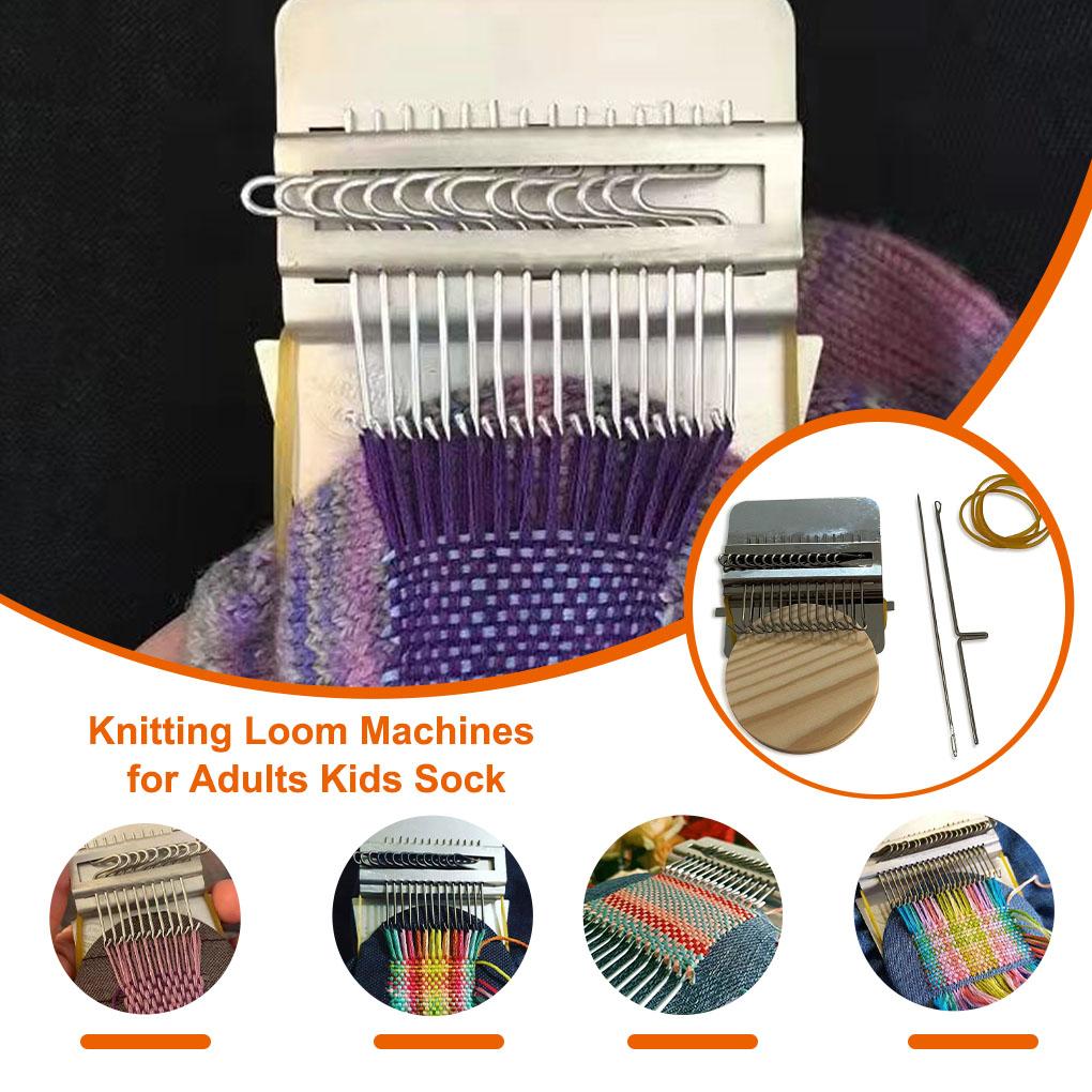 Mending Loom Kit Adults DIY Craft Loom Kit Adults Clothes Pants Socks Mending Weaving Machine Portable Handicraft Tool