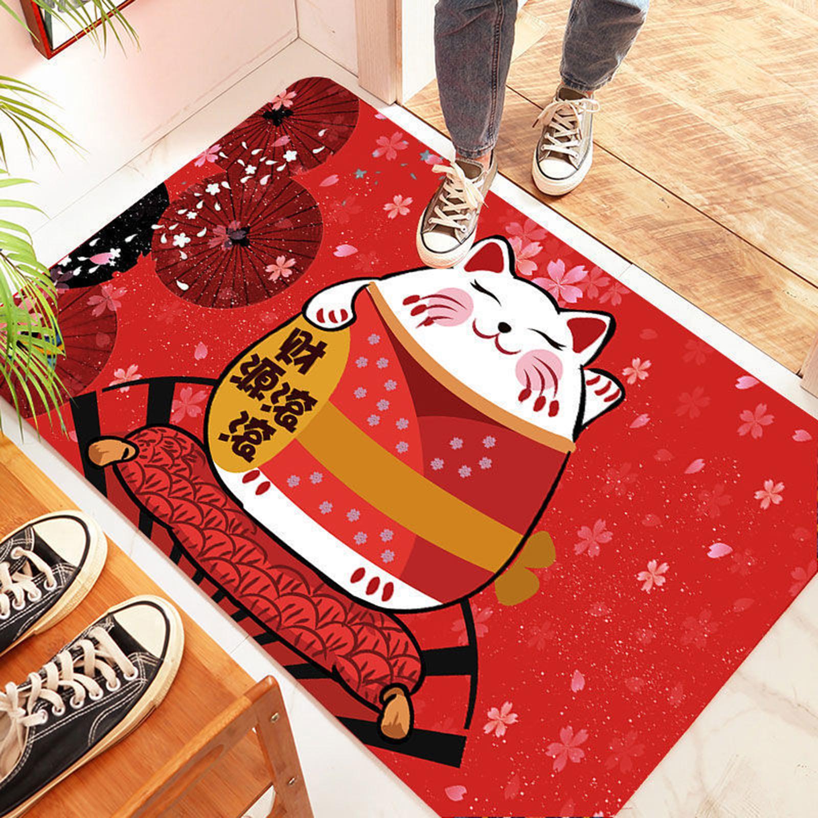

New Year Red Chinese Floor Mat Door Mat Indoor Doormat Type 1