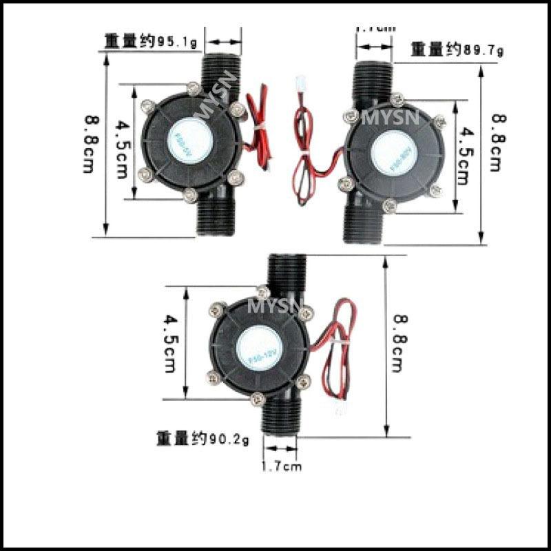 MYSN Hot 1PC 80v/12v /5V 10W DC Micro Hydro Generator Tap Water Flow Hydraulic DIY 1/2 Inch Alternative Energy Generators