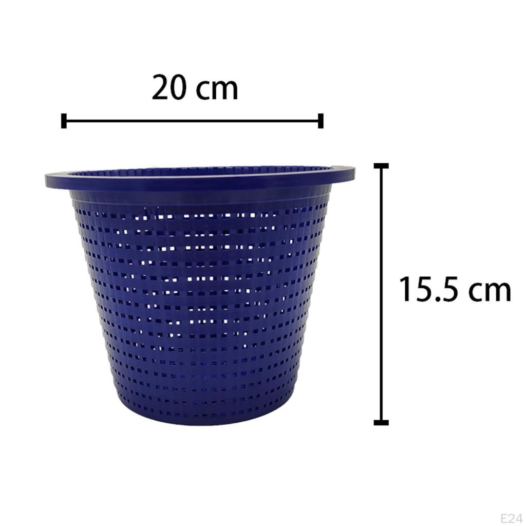 Basket Pool Supplies Replacement Strainer Fine Mesh Plastic Cleaning Tool Universal Blue for